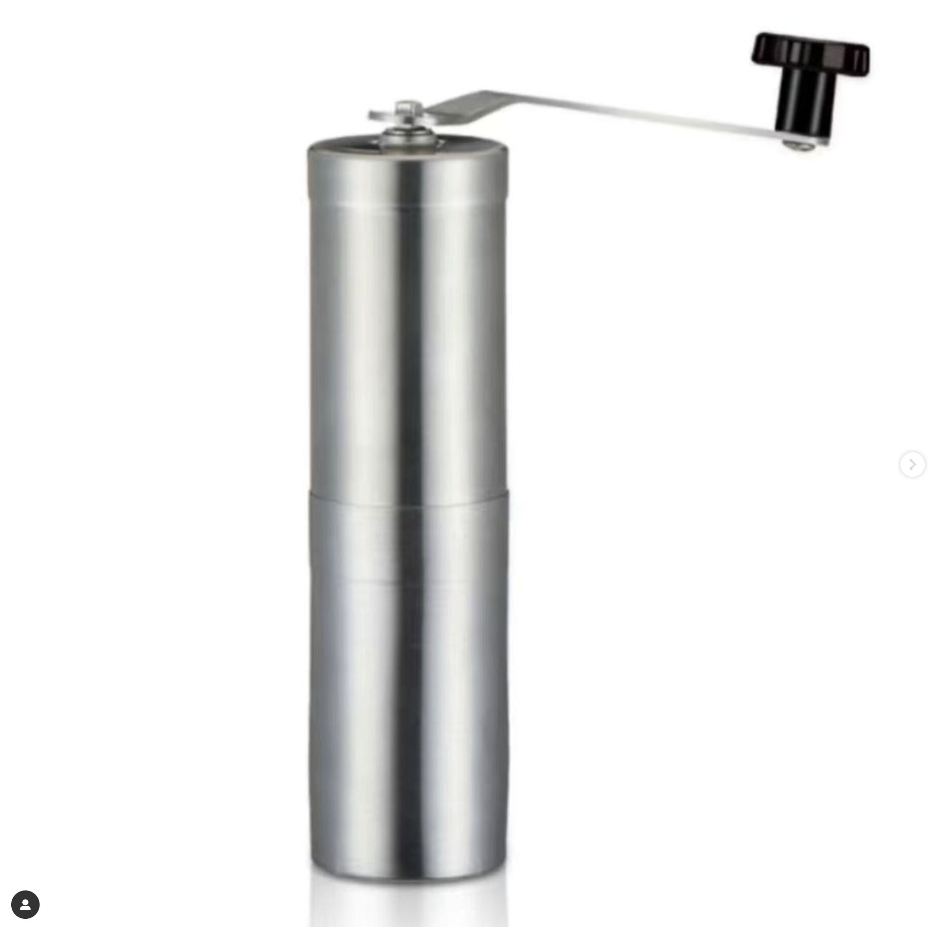 Portable hand coffee stainless steel grinder